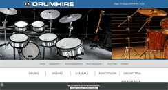 Desktop Screenshot of drumhire.com